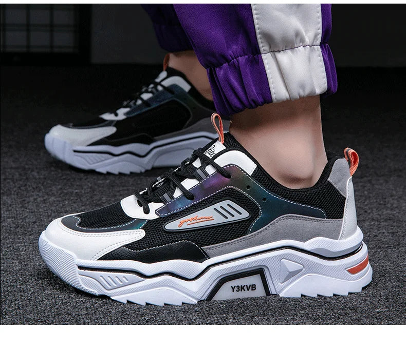 Fashion Man Casual Shoes Outdoor Man White Sneakers High Quality Platform Shoes For Man
