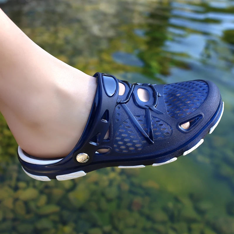 MAEDEF Slippers Design Men's Sandals High Quality Non Slip Beach Slippers Fashion Casual Slides Comfortable Indoor Shoes for Man