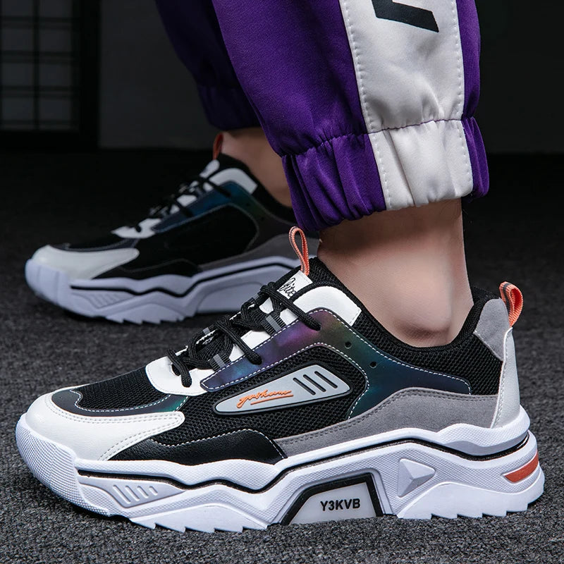 Fashion Man Casual Shoes Outdoor Man White Sneakers High Quality Platform Shoes For Man