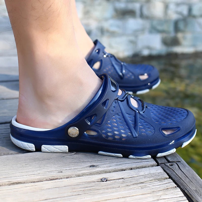 MAEDEF Slippers Design Men's Sandals High Quality Non Slip Beach Slippers Fashion Casual Slides Comfortable Indoor Shoes for Man