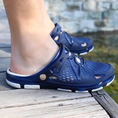 MAEDEF Slippers Design Men's Sandals High Quality Non Slip Beach Slippers Fashion Casual Slides Comfortable Indoor Shoes for Man