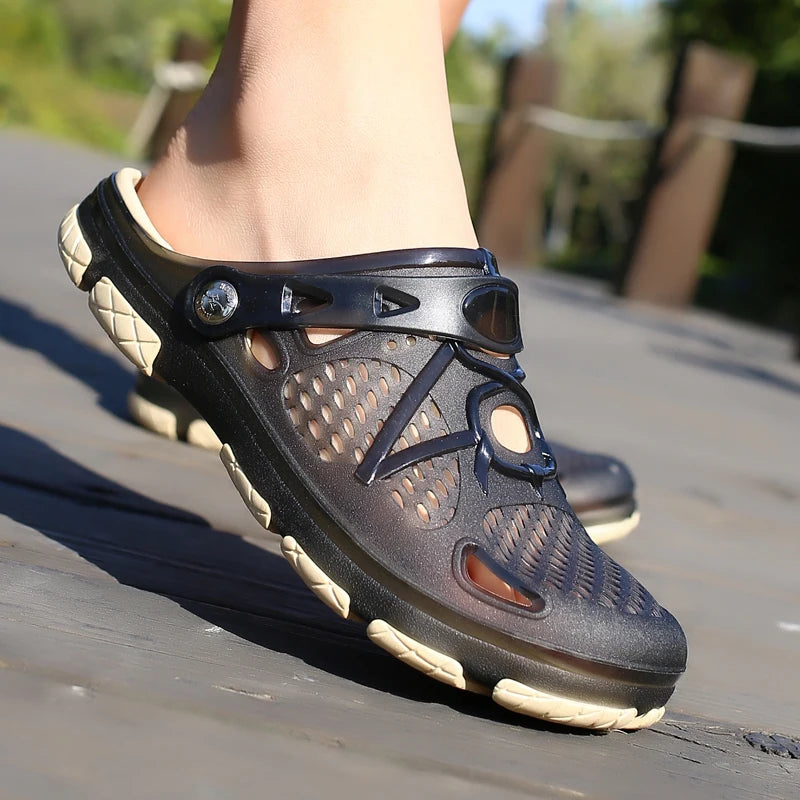 MAEDEF Slippers Design Men's Sandals High Quality Non Slip Beach Slippers Fashion Casual Slides Comfortable Indoor Shoes for Man