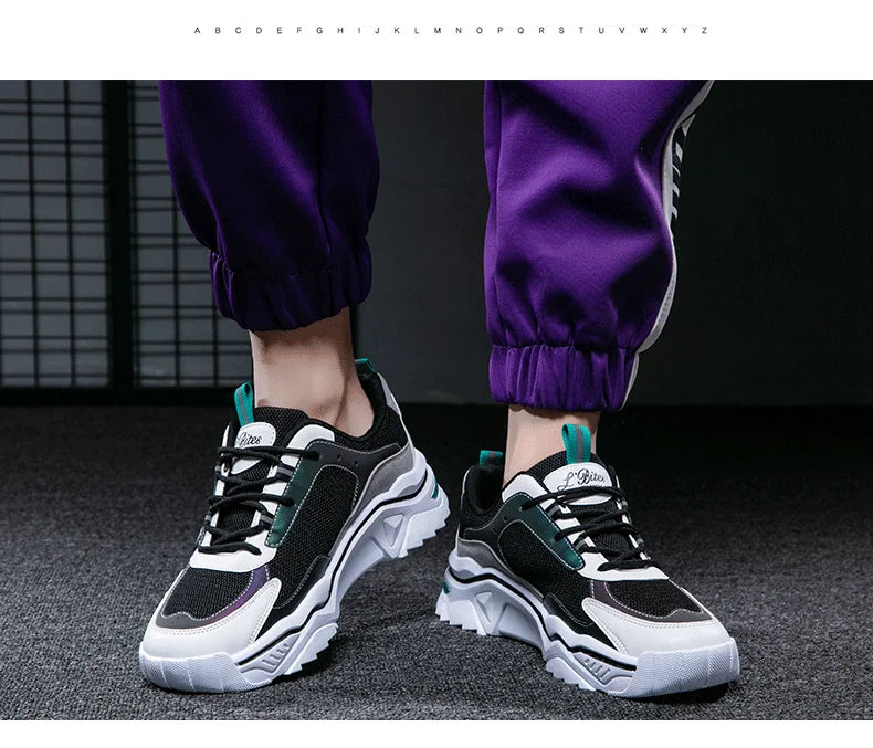 Fashion Man Casual Shoes Outdoor Man White Sneakers High Quality Platform Shoes For Man