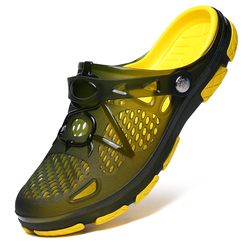 MAEDEF Slippers Design Men's Sandals High Quality Non Slip Beach Slippers Fashion Casual Slides Comfortable Indoor Shoes for Man