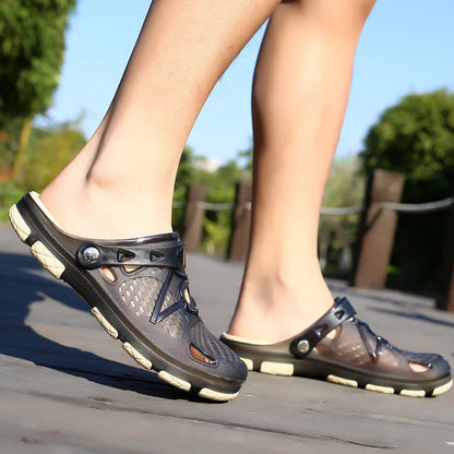 MAEDEF Slippers Design Men's Sandals High Quality Non Slip Beach Slippers Fashion Casual Slides Comfortable Indoor Shoes for Man