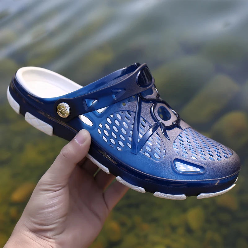 MAEDEF Slippers Design Men's Sandals High Quality Non Slip Beach Slippers Fashion Casual Slides Comfortable Indoor Shoes for Man